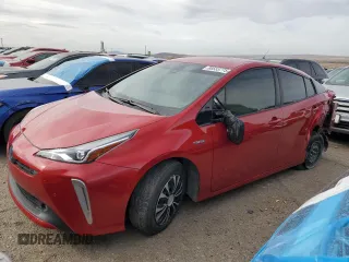 2020 Toyota Prius LE with VIN JTDL9RFU2L3017189, listed as a Copart auction lot 88553775 with 60,951 mi miles and Salvage Title. Bid and sale history available at DreamBid. Image 1.