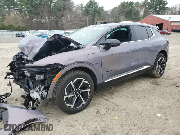 2024 Chevrolet Equinox EV LT with VIN 3GN7DLRR8RS295321, listed as a Copart auction lot 52962445 with Not Provided miles and Salvage Title. Bid and sale history available at DreamBid. Image 1.