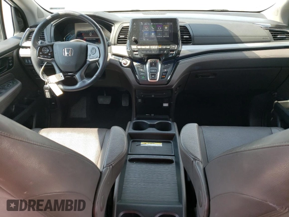 2019 Honda Odyssey Elite with VIN 5FNRL6H94KB067337, listed as a Copart auction lot 52540835 with 69,727 mi miles and Salvage Title. Bid and sale history available at DreamBid. Image 8.
