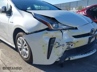 2019 Toyota Prius L Eco with VIN JTDKARFU5K3074181, listed as a IAAI auction lot 41676229 with 28,164 mi miles. Bid and sale history available at carsss.com. Image 16.