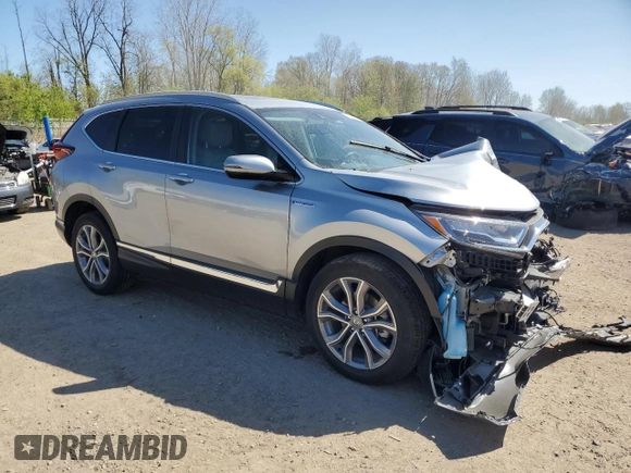 2020 Honda CR-V Touring with VIN 7FART6H96LE023197, listed as a Copart auction lot 55834495 with 18,779 mi miles and Salvage title. Bid and sale history available at DreamBid. Image 4.