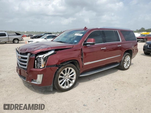 2020 Cadillac Escalade ESV Luxury z VIN 1GYS4HKJ5LR217328, wystawiony jako Copart lot #51148225 z przebiegiem 93 505 mil mil oraz Szkoda całkowita • Salvage title. Historia ofert i sprzedaży dostępna na DreamBid. Obrazek 1.