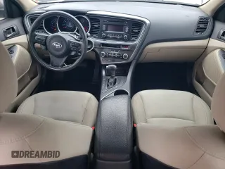 2014 Kia Optima LX with VIN 5XXGM4A77EG331363, listed as a Copart auction lot 53733755 with 135,081 mi miles and Salvage title. Bid and sale history available at DreamBid. Image 8.