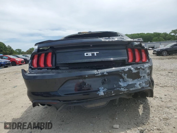 2018 Ford Mustang GT with VIN 1FA6P8CF4J5170263, listed as a Copart auction lot 51222345 with 88,733 mi miles and Salvage Title. Bid and sale history available at DreamBid. Image 6.