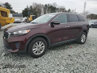 2019 Kia Sorento LX with VIN 5XYPG4A36KG444345, listed as a Copart auction lot 48313225 with 54,860 mi miles and Salvage Title. Bid and sale history available at carsss.com. Image 1.