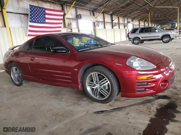 2005 Mitsubishi Eclipse GTS with VIN 4A3AC74H35E020934, listed as a Copart auction lot 44848605 with 56,587 mi miles and Salvage Title. Bid and sale history available at carsss.com. Image 4.