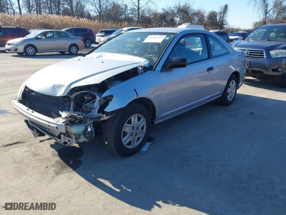2004 Honda Civic VP with VIN 1HGEM22194L065818, listed as a IAAI auction lot 41342513 with 206,299 mi miles. Bid and sale history available at carsss.com. Image 2.