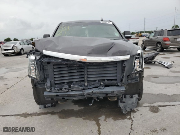 2017 Cadillac Escalade Premium Luxury with VIN 1GYS3CKJ3HR397003, listed as a Copart auction lot 57629104 with 104,645 mi miles and Salvage Title. Bid and sale history available at carsss.com. Image 5.