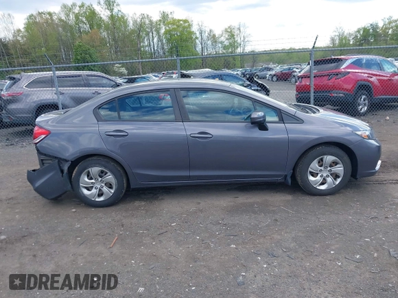 2015 Honda Civic LX with VIN 2HGFB2F55FH543983, listed as a IAAI auction lot 42044159 with 130,266 mi miles and . Bid and sale history available at DreamBid. Image 13.