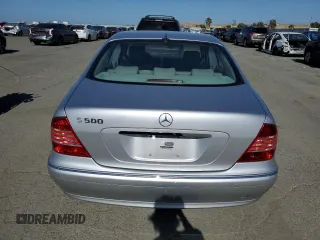 2003 Mercedes-Benz S 500 z VIN WDBNG75J73A358818, wystawiony jako Copart lot #58184495 z przebiegiem Nie podano mil oraz Czysty tytuł • Clean title. Historia ofert i sprzedaży dostępna na DreamBid. Obrazek 6.