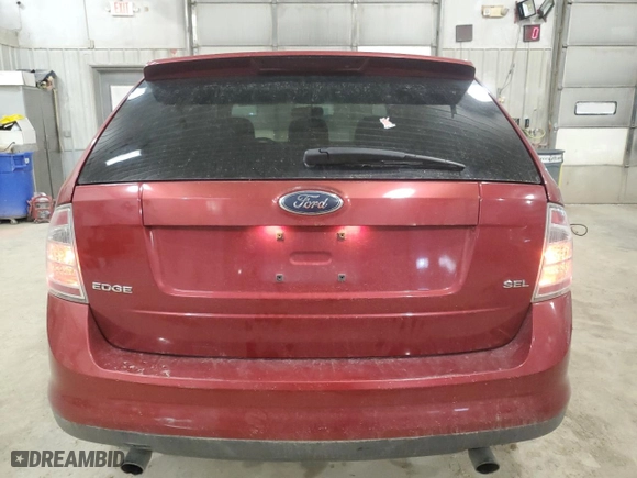 2007 Ford Edge SEL PLUS with VIN 2FMDK39C07BA84089, listed as a Copart auction lot 49582345 with 200,392 mi miles and Salvage Title. Bid and sale history available at carsss.com. Image 6.