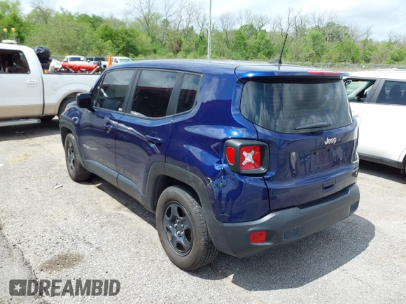 2020 Jeep Renegade Jeepster z VIN ZACNJAAB8LPL65367, wystawiony jako IAAI lot #41938232 z przebiegiem 100 177 mil mil oraz . Historia ofert i sprzedaży dostępna na DreamBid. Obrazek 3.