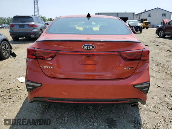 2021 Kia Forte GT-Line with VIN 3KPF34AD0ME280901, listed as a Copart auction lot 59275865 with 109,577 mi miles and Salvage title. Bid and sale history available at DreamBid. Image 6.