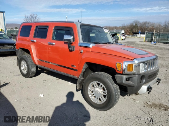 2008 Hummer H3 SUV with VIN 5GTEN13E388112429, listed as a Copart auction lot 80866474 with 209,206 mi miles and Clean Title. Bid and sale history available at carsss.com. Image 4.