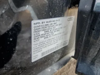 2023 Audi Q7 Premium Plus with VIN WA1LXBF71PD027682, listed as a Copart auction lot 86593014 with 0 mi miles and Salvage Title. Bid and sale history available at carsss.com. Image 13.