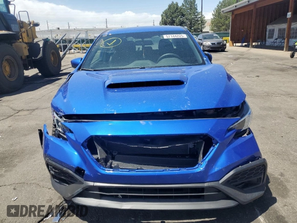 2024 Subaru WRX with VIN JF1VBAB64R9807563, listed as a Copart auction lot 57144225 with 11,692 mi miles and Salvage title. Bid and sale history available at DreamBid. Image 5.