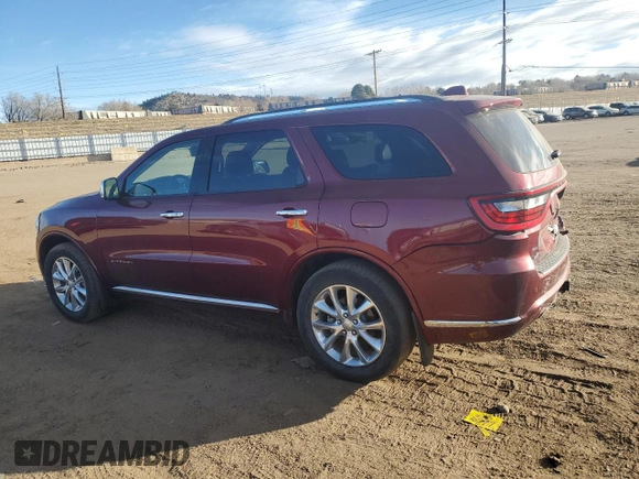 2019 Dodge Durango Citadel with VIN 1C4SDJET1KC549522, listed as a Copart auction lot 85815184 with 73,649 mi miles and Salvage Title. Bid and sale history available at DreamBid. Image 2.