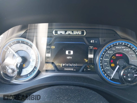2021 Ram 1500 Limited with VIN 1C6SRFHT2MN564183, listed as a IAAI auction lot 41965741 with 48,993 mi miles and . Bid and sale history available at DreamBid. Image 15.