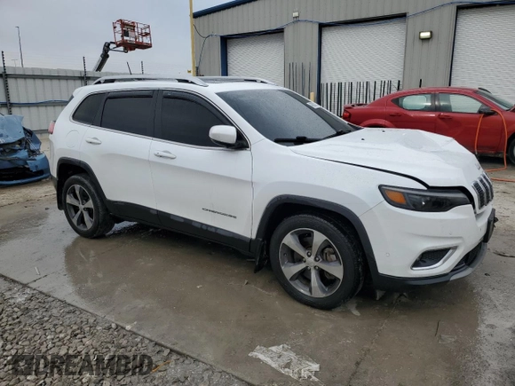 2019 Jeep Cherokee Limited with VIN 1C4PJLDX2KD263106, listed as a Copart auction lot 46658915 with 77,934 mi miles and Salvage title. Bid and sale history available at DreamBid. Image 4.