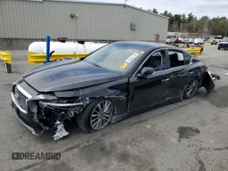 2019 Infiniti Q50 Luxe с VIN JN1EV7AR5KM551925, выставлен на аукционе Copart как лот 54117415 с пробегом 80 177 миль миль и Списание • Salvage title. История ставок и продаж доступна на DreamBid. Изображение 1.