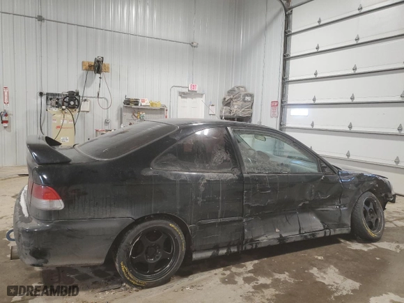 2000 Honda Civic EX with VIN 1HGEJ8147YL025721, listed as a Copart auction lot 89219525 with 181,100 mi miles and Salvage Title. Bid and sale history available at carsss.com. Image 3.