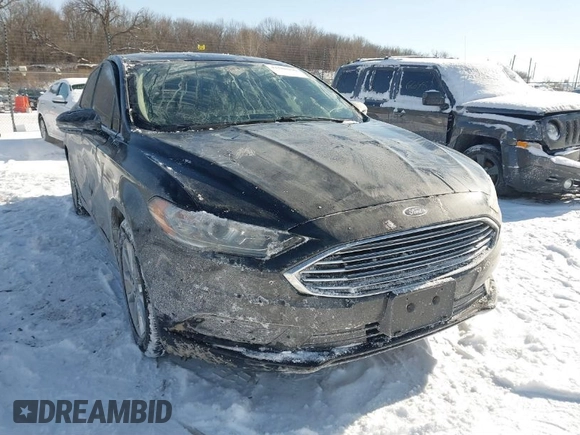 2017 Ford Fusion SE with VIN 3FA6P0HD8HR251153, listed as a IAAI auction lot 41580390 with 109,758 mi miles. Bid and sale history available at carsss.com. Image 1.