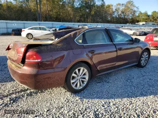 2012 Volkswagen Passat SE with VIN 1VWBH7A35CC051285, listed as a Copart auction lot 75845524 with 95,540 mi miles and Salvage Title. Bid and sale history available at carsss.com. Image 3.