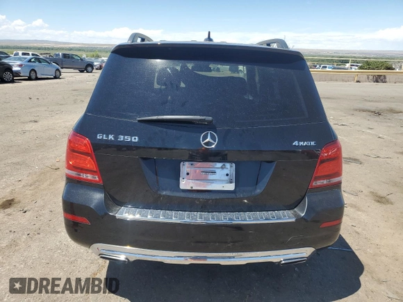 2015 Mercedes-Benz GLK 350 with VIN WDCGG8JB7FG375970, listed as a Copart auction lot 66819384 with 116,215 mi miles and Salvage Title. Bid and sale history available at DreamBid. Image 6.