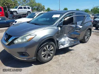 2015 Nissan Murano SL with VIN 5N1AZ2MG1FN281343, listed as a IAAI auction lot 41964042 with 127,146 mi miles. Bid and sale history available at carsss.com. Image 2.