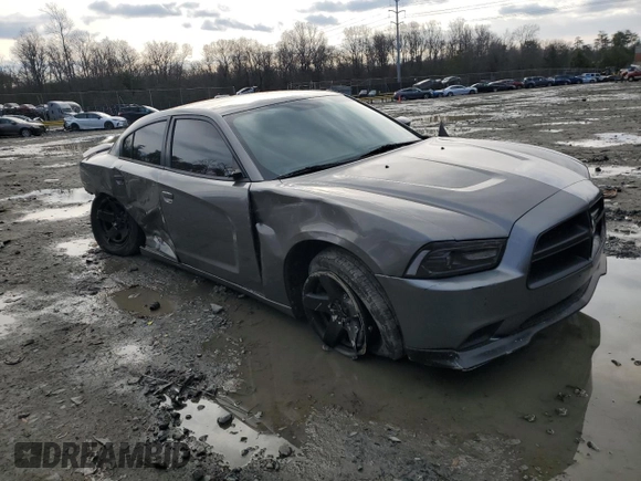 2012 Dodge Charger Police with VIN 2C3CDXAG2CH305414, listed as a Copart auction lot 87179554 with 196,172 mi miles and Salvage Title. Bid and sale history available at carsss.com. Image 4.