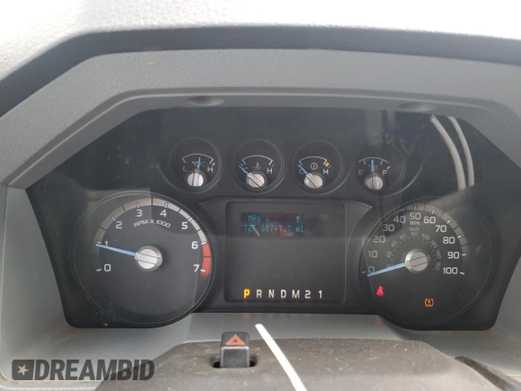 2012 Ford F-250 XL with VIN 1FT7X2B65CEB59000, listed as a Copart auction lot 58310515 with 88,747 mi miles and Salvage title. Bid and sale history available at DreamBid. Image 9.