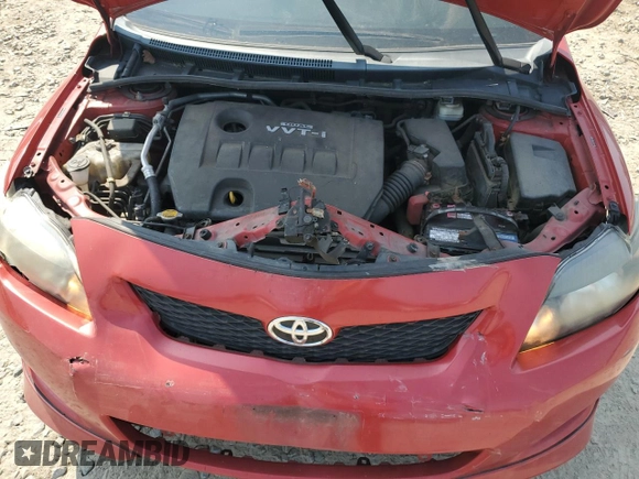 2010 Toyota Corolla with VIN 2T1BU4EE0AC444091, listed as a Copart auction lot 60593595 with 179,227 mi miles and Salvage title. Bid and sale history available at DreamBid. Image 11.
