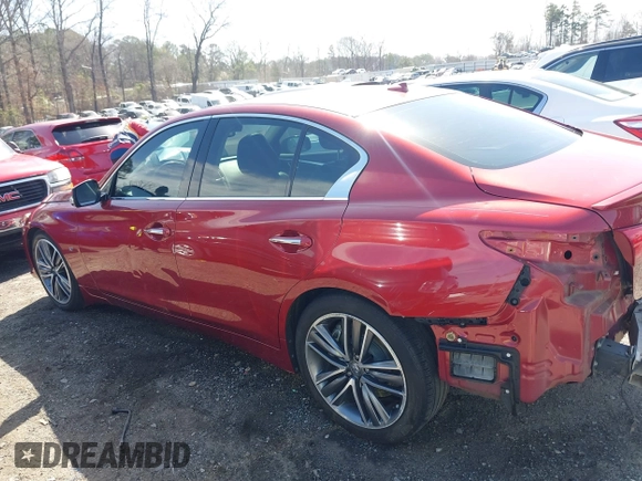 2015 Infiniti Q50 Premium with VIN JN1BV7AP8FM353900, listed as a IAAI auction lot 41748581 with 152,480 mi miles and . Bid and sale history available at DreamBid. Image 15.
