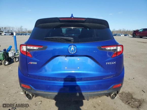 2021 Acura RDX w/A-Spec Package with VIN 5J8TC1H60ML000783, listed as a Copart auction lot 86193164 with 35,693 mi miles and Salvage Title. Bid and sale history available at carsss.com. Image 6.