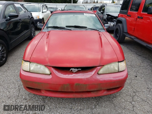 1995 Ford Mustang with VIN 1FALP4041SF254079, listed as a Copart auction lot 82995564 with 164,668 mi miles and Non Repairable. Bid and sale history available at carsss.com. Image 5.
