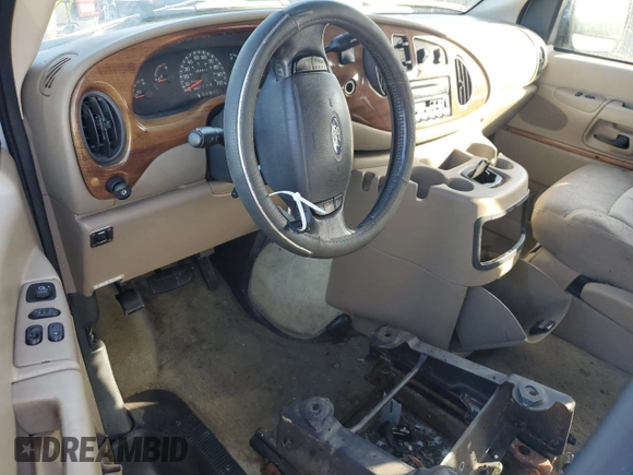 2003 Ford Econoline Cargo Recreational with VIN 1FDPE24LX3HA52446, listed as a Copart auction lot 77249664 with 109,911 mi miles and Non Repairable. Bid and sale history available at DreamBid. Image 8.