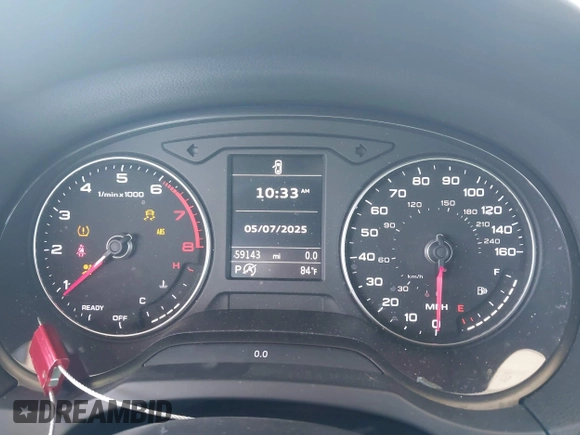 2017 Audi A3 Premium with VIN WAUAUGFFXH1042773, listed as a IAAI auction lot 42225176 with 59,143 mi miles and . Bid and sale history available at DreamBid. Image 7.