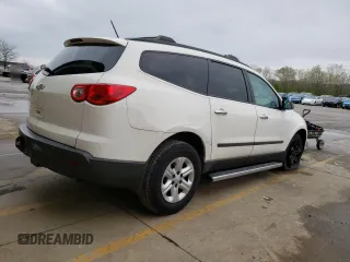 2012 Chevrolet Traverse LS z VIN 1GNKRFED7CJ396589, wystawiony jako Copart lot #52630935 z przebiegiem 130 670 mil mil oraz Szkoda całkowita • Salvage title. Historia ofert i sprzedaży dostępna na DreamBid. Obrazek 3.