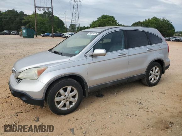 2009 Honda CR-V EX-L with VIN 5J6RE38739L020325, listed as a Copart auction lot 54015975 with 187,935 mi miles and Salvage Title. Bid and sale history available at carsss.com. Image 1.