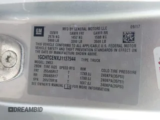 2018 Chevrolet Colorado 4WD LT с VIN 1GCHTCENXJ1137944, выставлен на аукционе IAAI как лот 42390024 с пробегом 216 968 миль миль и . История ставок и продаж доступна на DreamBid. Изображение 9.
