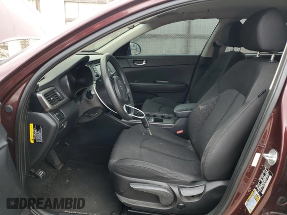 2016 Kia Optima LX with VIN 5XXGT4L3XGG104961, listed as a Copart auction lot 54700085 with 89,775 mi miles and Salvage Title. Bid and sale history available at DreamBid. Image 7.