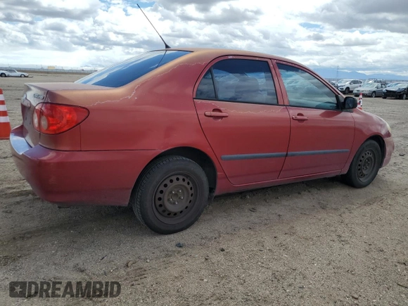 2005 Toyota Corolla CE with VIN 1NXBR32E65Z466021, listed as a Copart auction lot 55842365 with 299,999 mi miles and Clean Title. Bid and sale history available at DreamBid. Image 3.