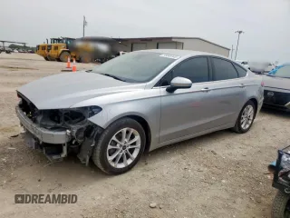 2020 Ford Fusion SE with VIN 3FA6P0HD7LR111586, listed as a Copart auction lot 56688945 with 105,591 mi miles and Salvage title. Bid and sale history available at DreamBid. Image 1.