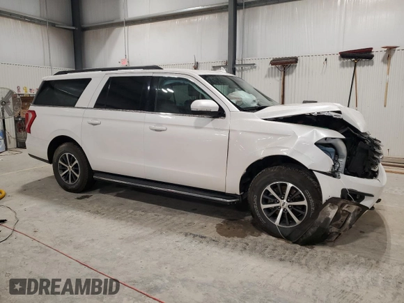 2018 Ford Expedition Max XLT with VIN 1FMJK1JT7JEA45739, listed as a Copart auction lot 58240025 with Not provided miles and Salvage title. Bid and sale history available at DreamBid. Image 4.