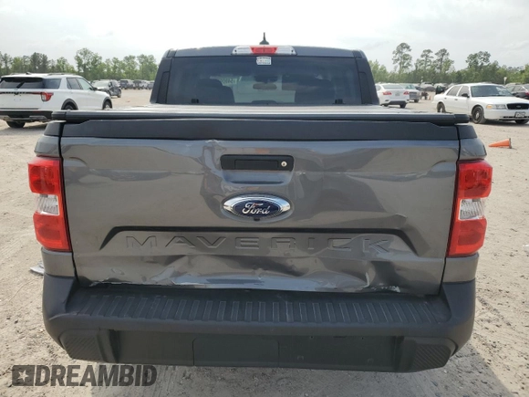 2023 Ford Maverick XL with VIN 3FTTW8E98PRA53671, listed as a Copart auction lot 54009765 with 54,049 mi miles and Salvage Title. Bid and sale history available at DreamBid. Image 6.