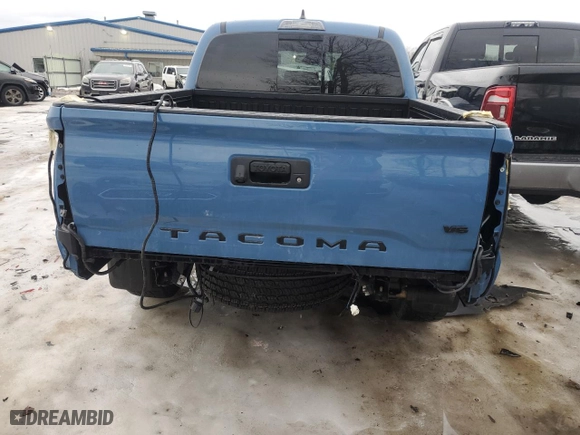 2019 Toyota Tacoma 4WD SR with VIN 3TMCZ5AN8KM217340, listed as a Copart auction lot 47365675 with 102,920 mi miles and Salvage Title. Bid and sale history available at carsss.com. Image 6.