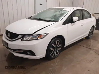 2015 Honda Civic EX-L with VIN 19XFB2F98FE040252, listed as a IAAI auction lot 41617619 with 107,667 mi miles and . Bid and sale history available at DreamBid. Image 18.