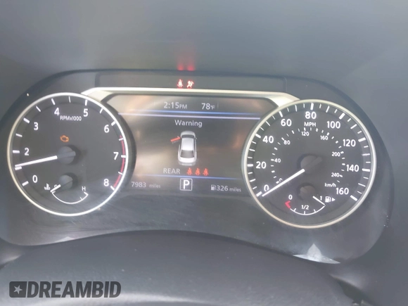 2024 Nissan Sentra SV with VIN 3N1AB8CV1RY366107, listed as a IAAI auction lot 41714847 with 7,983 mi miles and . Bid and sale history available at DreamBid. Image 7.