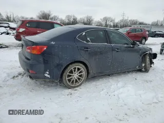 2006 Lexus IS 250 with VIN JTHCK262662003301, listed as a Copart auction lot 87390484 with Not Provided miles and Salvage Title. Bid and sale history available at DreamBid. Image 3.