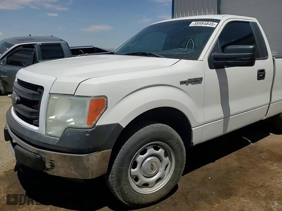 2013 Ford F-150 XL with VIN 1FTMF1CM2DKE89581, listed as a Copart auction lot 58984845 with 229,179 mi miles and Salvage title. Bid and sale history available at DreamBid. Image 13.